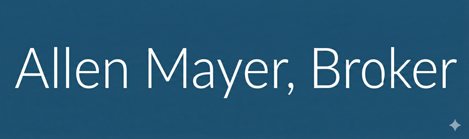 Allen Mayer Commercial Real Estate Broker Logo