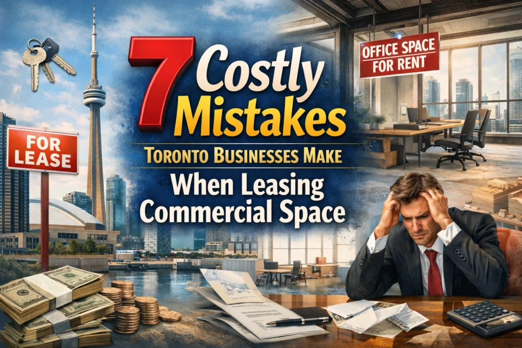 Toronto commercial real estate broker Allen Mayer advising a business owner on commercial lease mistakes to avoid