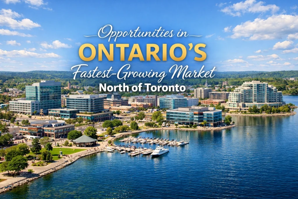 barrie commercial real estate waterfront business district development