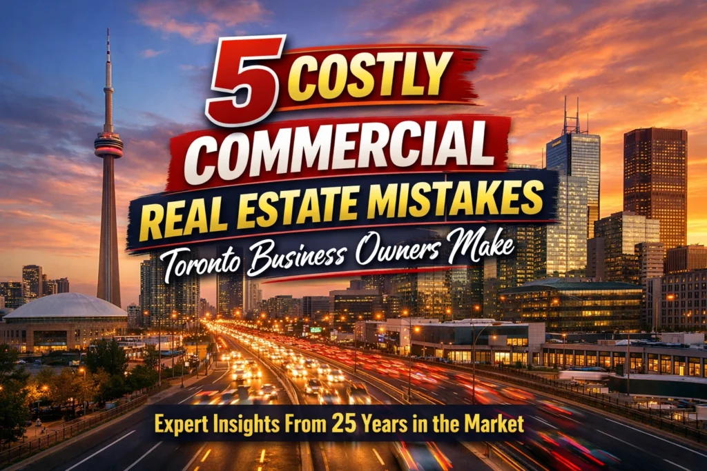 common commercial real estate mistakes toronto