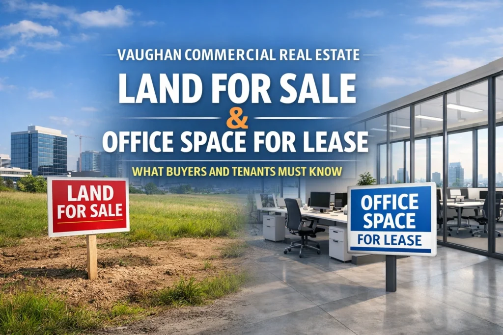 land for sale and office space for lease in vaughan commercial real estate