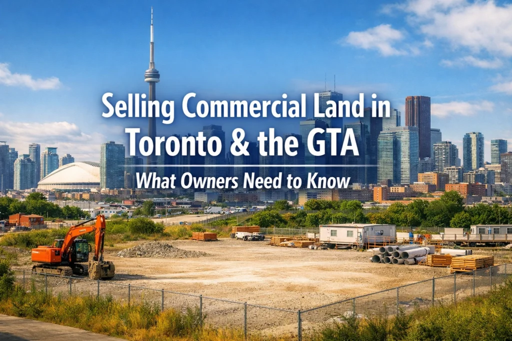 Selling commercial land in Toronto and GTA — Allen Mayer land sales specialist broker